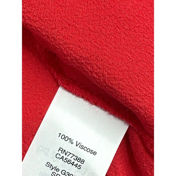 NWT Madewell‎ Short Sleeve Dress sz XS Red - Picture 3 of 6